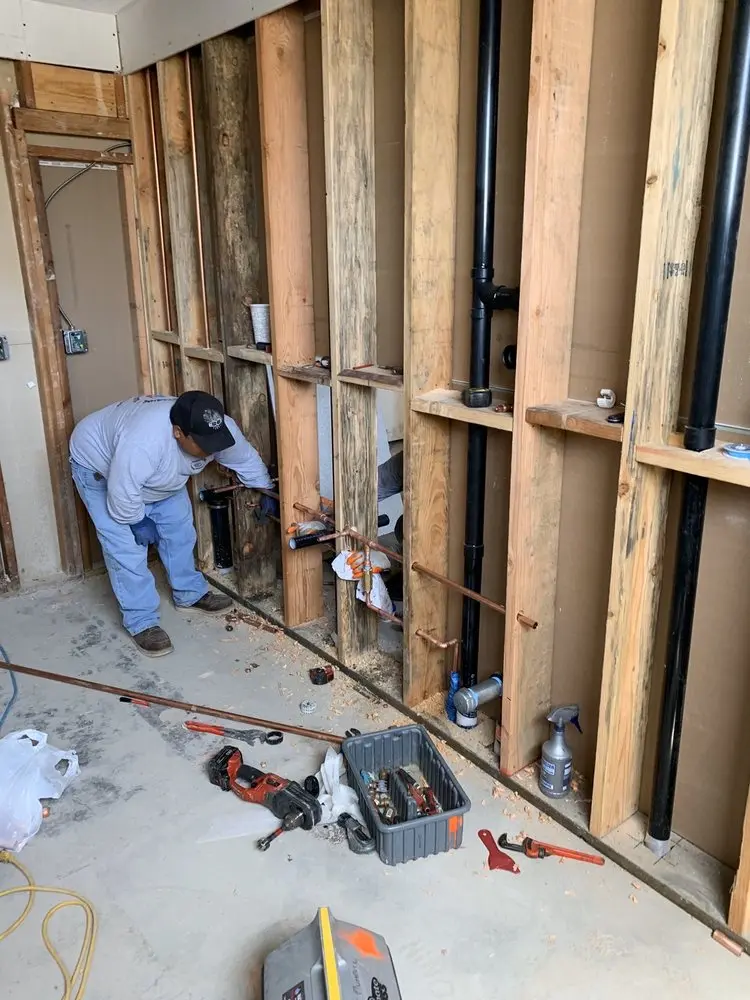 Commercial rough-in plumbing for Gas Line Repair in Browntown